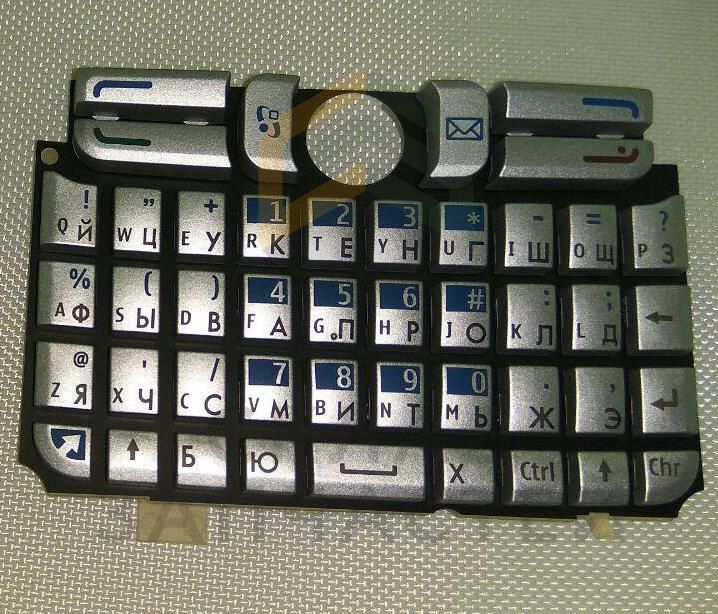 Клавиатура, Silver для Nokia E61