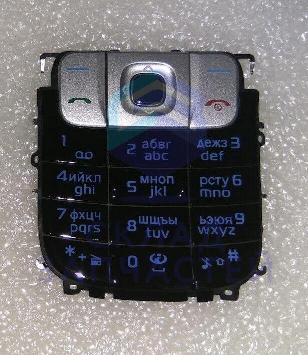 Клавиатура (набора номера) русс./лат. (Black) для Nokia 2630