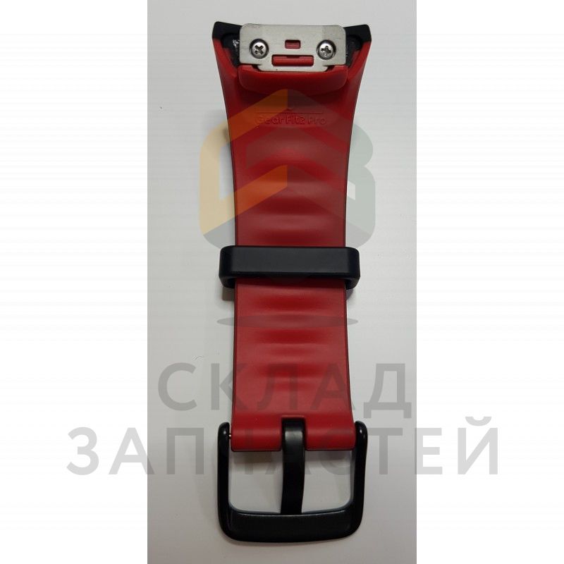 Ремень QBD02 red-black (одна часть из двух), размер S для Samsung SM-R365 Gear Fit2 Pro