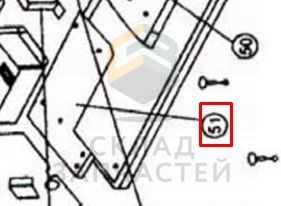 Каркас подушки в сборе для Haier AF122XCEAA (AC1RR0L0100L)