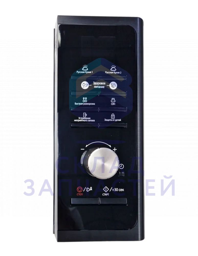Панель управления в сборе, цвет черный для Samsung MS23F302TAK/BW