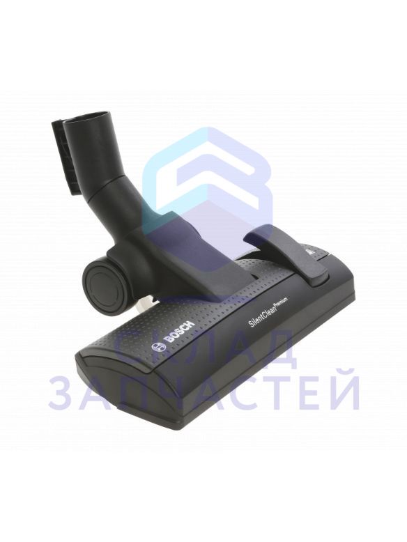 Щётка для пола SilentClean Premium, переключаемая, чёрная для Bosch BGL4PET1/01