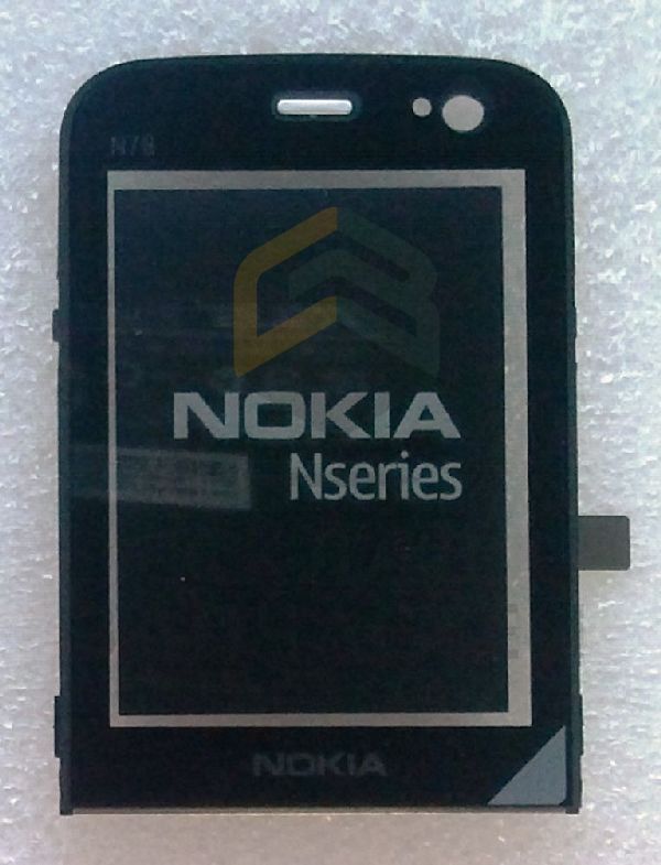 Защитное стекло дисплея (Black) для Nokia N78