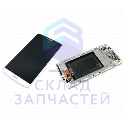 Дисплей (lcd) в сборе с сенсорным стеклом (тачскрином) (White) для LG LGD855.ASWSWH