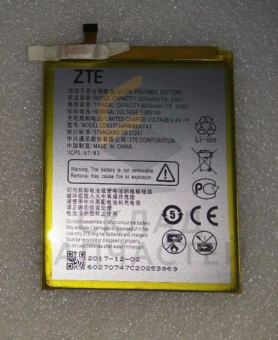 Аккумулятор Li3939T44P8h856743 для ZTE ZTE A6 MAX/ZTE