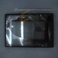 Дверь в сборе, цвет черный для Samsung MC28H5013AK/BW