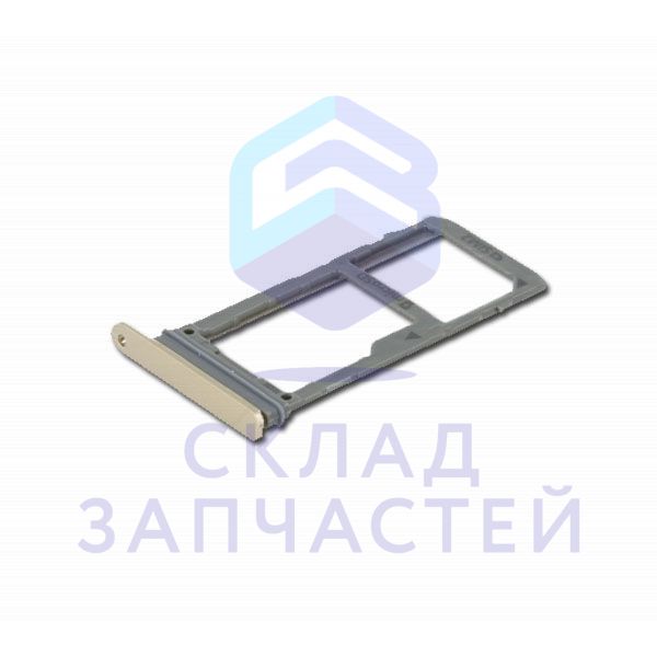 Лоток SIM + карты памяти (цвет - black) для Samsung SM-A530F/DS