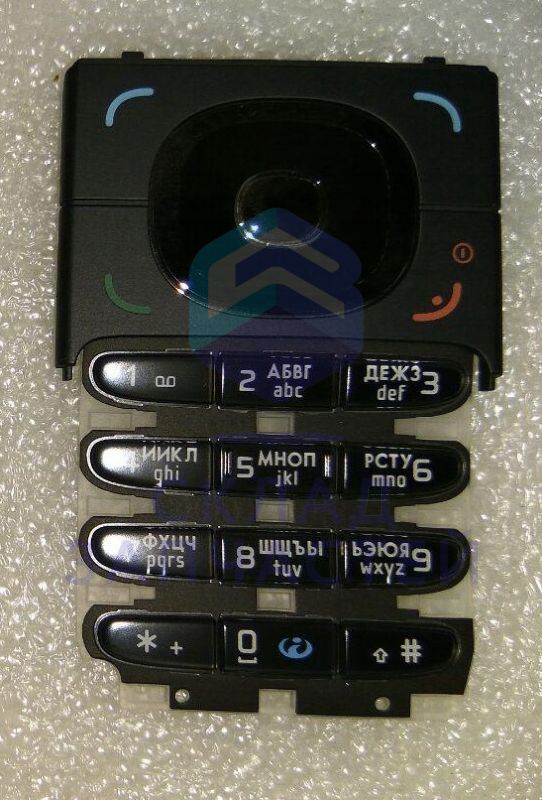 Клавиатура (набора номера) русс./лат. (Black) для Nokia 6060
