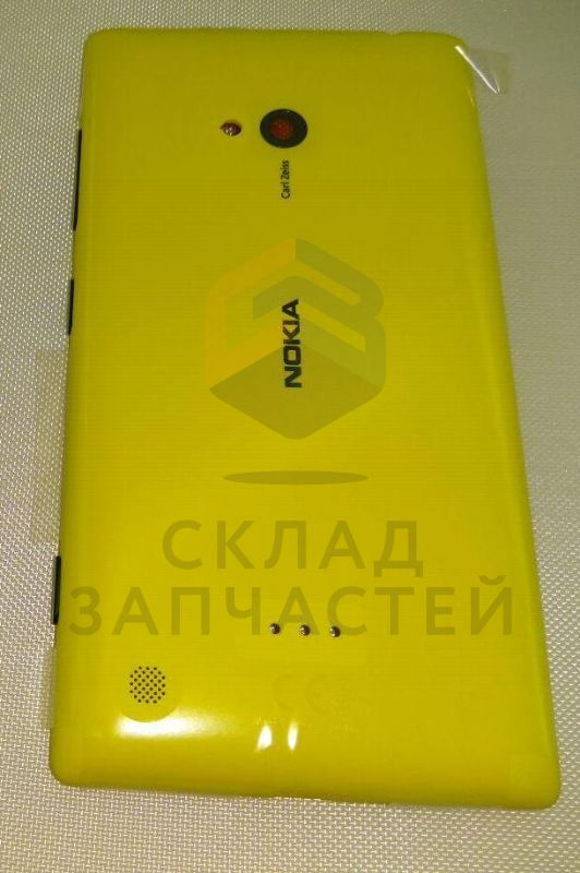 Панель задняя в сборе (Yellow) для Nokia LUMIA 720