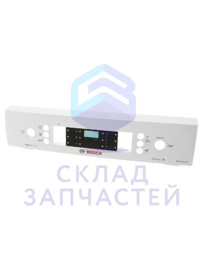 Передняя панель, цвет белый 6 програ мм, 4 дополнительные функции, 24-часовой выбор времени для Bosch SPS66TW11R/60