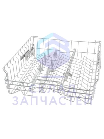 Изображение товара Оригинальная корзина для посуды Bosch 00772115 сверху серебро матовая