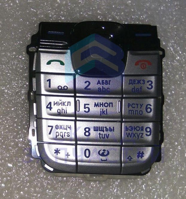 Клавиатура (набора номера) русс./лат (Silver) для Nokia 2610