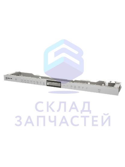Изображение товара 11009349 Bosch оригинал, передняя панель, серая 7 програ мм, 4 дополнительных функции, предварительный выбор времени