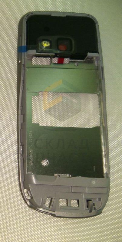 Средняя часть корпуса в сборе с бузером антеной и разъёмом (Light Grey) для Nokia 3120 Classic