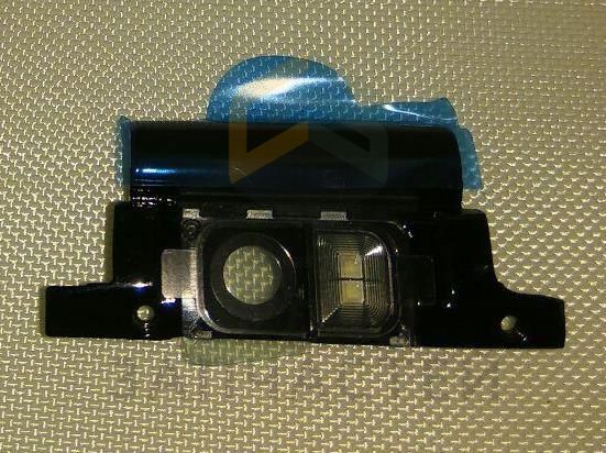 Крышка шарнира с защитным стеклом камеры, черный для Nokia 6600 Fold