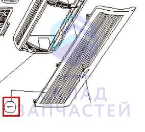 A001A1303126A Haier оригинал, передняя решетка