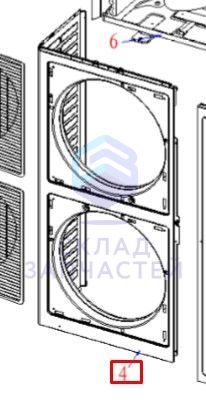 Передняя панель для Haier AU48NFIERA(G) (AC2SY0E0600)