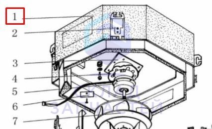 Нижняя пластина в сборе для Haier AB242AEEAA (AA7W40E0500)