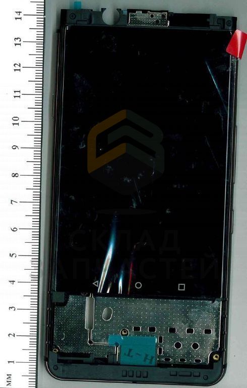 SCA61Y0K1110 Blackberry оригинал, модуль дисплея (передняя корпусная рамка + дисплей + сенсор)
