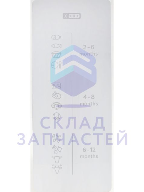 Изображение товара Наклейка, оригинал Bosch 00655909